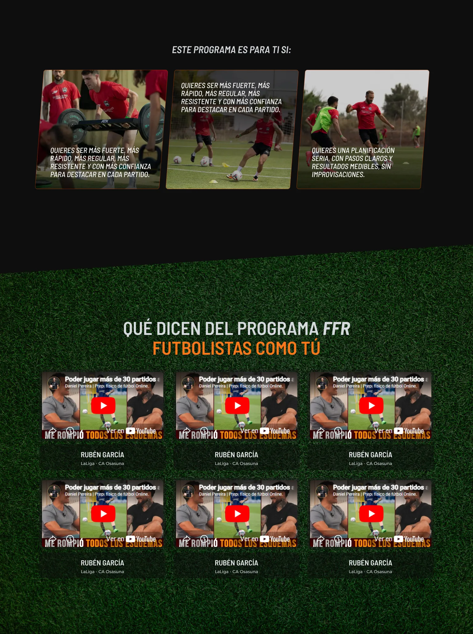 FFR Program — sections
